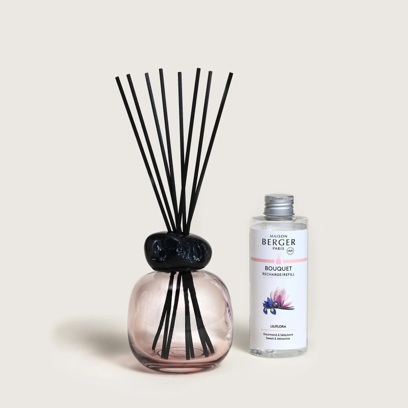 "LAMP MINERAL ROSE.NOIR"
