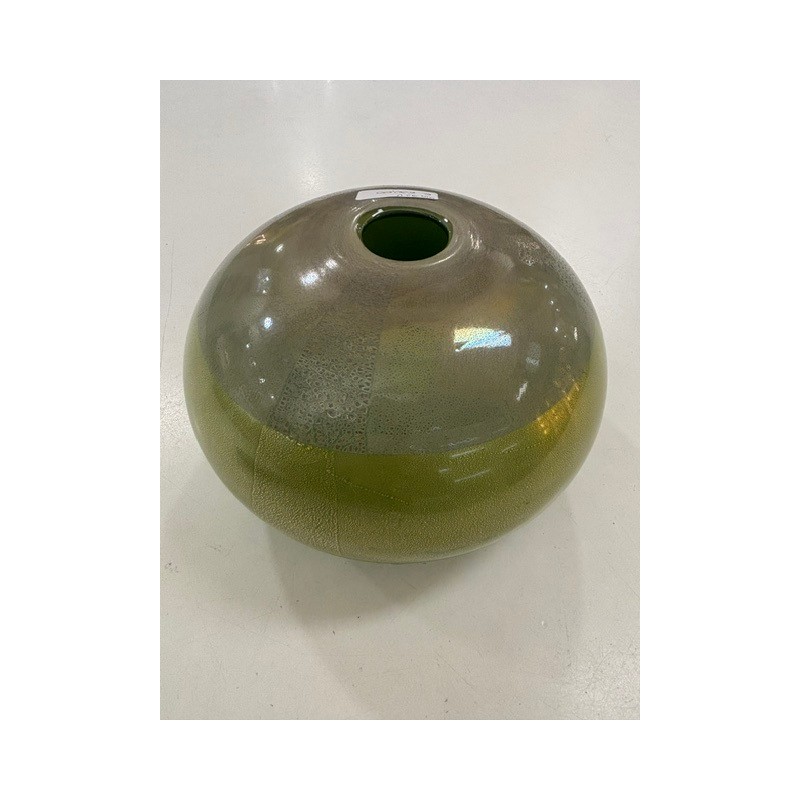 VASO QUARZI VERDE ORO VENINI