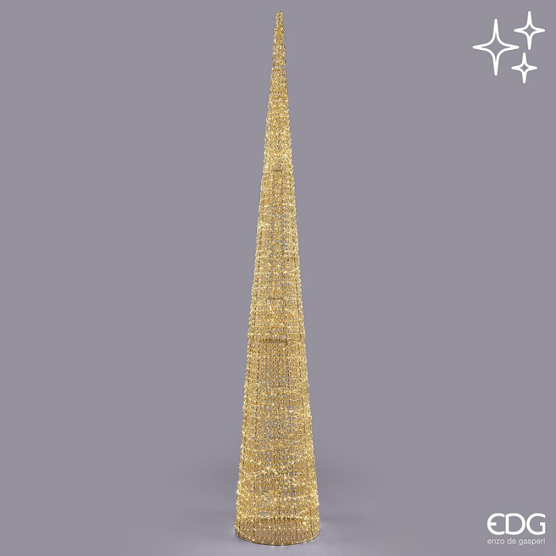 ALBERO LED CURLY CONO 3200MICROLED H.280 D.45 IP44 C6