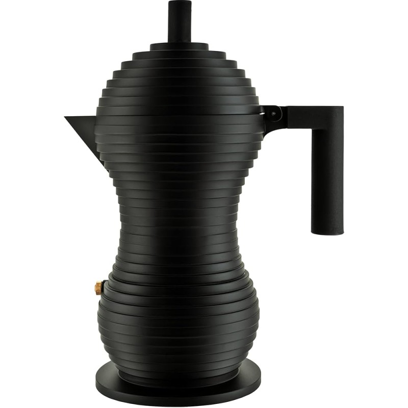 PULCINA,CAFFETTIERA ALESSI 1 TAZZA NERA