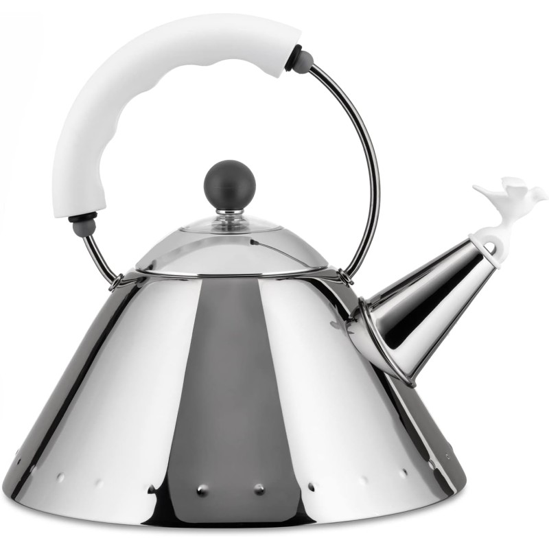BOLLITORE UCCELLINO BIANCO ALESSI