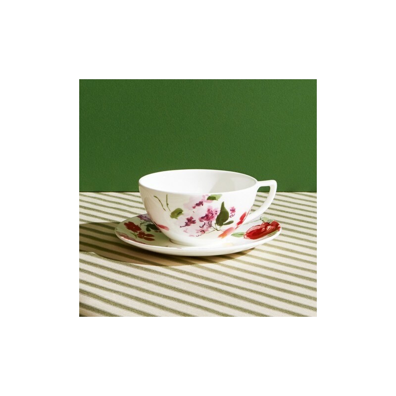 TAZZA THE' JC FLORAL WEDGWOOD