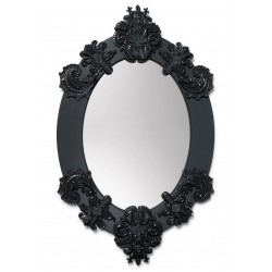 Specchio ovale (Nero)