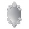 Specchio ovale senza cornice (Bianco)